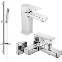 Mexen Cetus DQ77 badset, chroom - 744303DQ77-00