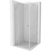 Mexen Roma draaideur douchecabine 120 x 120 cm, transparant, chroom - 854-120-120-01-00