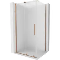 Mexen Velar schuifdouchecabine 120 x 85 , ijs, geborsteld koper - 871-120-085-31-65