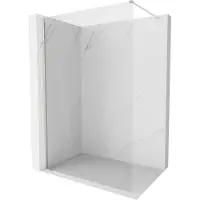Mexen Kioto-X douchewand Walk-in 70 x 200 , transparant 10 mm, geborsteld nikkel - 800-070-101-97-00-X