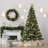 QLS Kunstkerstboom NK10 150 cm Spar met standaard Dennenboom