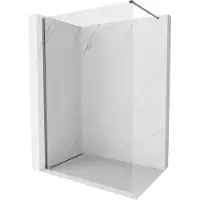 Mexen Kioto-X douchewand Walk-in 110 x 200 , transparant 10 mm, gun metal - 800-110-101-95-00-X