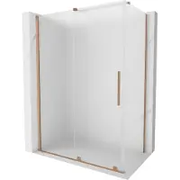Mexen Velar schuifdouchecabine 150 x 70 , matglas, geborsteld koper - 871-150-070-31-65