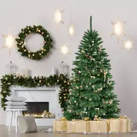 QLS Kunstkerstboom NK13 180 cm Spar met standaard Dennenboom