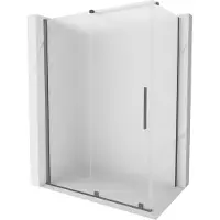 Mexen Velar schuifdouchecabine 150 x 75 , matglas, gun metal - 871-150-075-31-95