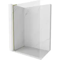 Mexen Kioto-X L Douchewand Walk-in 80 x 200 , transparant 10 mm, goud - 800-080-107-50-00-X