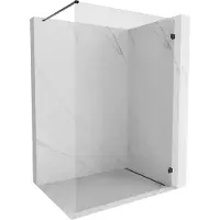 Mexen Lunar douchewand Walk-in rechts 60 x 200 , transparant 8 mm, zwart - 830-060-000-70-00-P