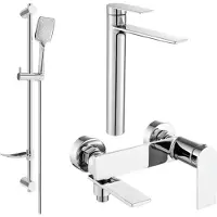 Mexen Zero DF62 badset, chroom - 7113DF62-00