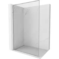 Mexen Kioto-XF L douchescherm Walk-in met frame 120 x 202 , transparant 10 mm, chroom - 800-120-174-01-00-XF