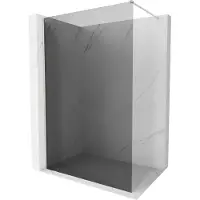 Mexen Kioto-X douchewand Walk-in 120 x 200 , grafiet 10 mm, geborsteld nikkel - 800-120-101-97-40-X