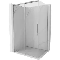 Mexen Rox schuifbare douchecabine 145 x 75 , transparant, chroom - 8C2-145-075-01-00