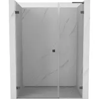 Mexen Lunar-B L draaideur douchedeur links 140 , transparant, gun metal - 832SL-140-050-95-00-L