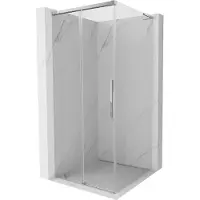 Mexen Rox L schuifdouchecabine 90 x 90 , transparant, chroom - 8C2L-090-090-01-00