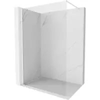 Mexen Kioto-X douchewand Walk-in 60 x 200 , transparant 10 mm, wit - 800-060-101-20-00-X