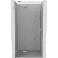 Mexen Lunar draaideur douche links 95 , transparant, geborsteld nikkel - 834-095-000-97-00-L