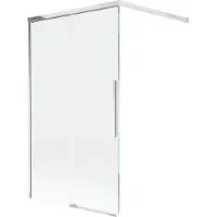 Mexen Rox badwand 2-delige schuifbare 100 x 150 , transparant, chroom - 8C9-100-003-01-00