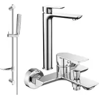 Mexen Alfa DF72 badset, chroom - 745713DF72-00