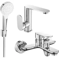 Mexen Milo R05 badset, chroom - 713053R05-00
