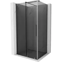 Mexen Velar douchecabine schuifdeur 100 x 90 , grafiet, gun metal - 871-100-090-41-95