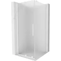 Mexen Velar douchecabine schuifdeur 90 x 90 , mat glas, wit - 871-090-090-31-20