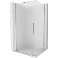 Mexen Velar schuifdouchecabine 140 x 90 , ijsglas, chroom - 871-140-090-31-01