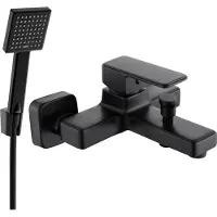 Mexen Cetus R45 badkraan met doucheset, zwart - 74433R45-70