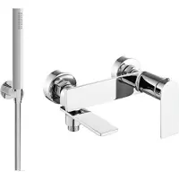 Mexen Zero R70 badkraan met doucheset, chroom - 7113R70-00