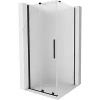 Mexen Velar schuifdouchecabine 120 x 120 , matglas, zwart - 871-120-120-31-70