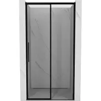 Mexen Rox schuifdeuren voor douche rechts 120 , zwart frame, zwarte - 8C2-120-000-70-70-P