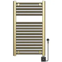 Mueller Stala elektrische radiator Smart WiFi 77x45cm 400W geborsteld messing PVD