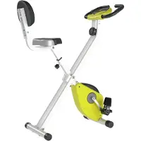 Mira Hometrainer Fiets - Hometrainers Fitness - Hometrainer - Geel/Wit - 43cm x 97cm x 109cm