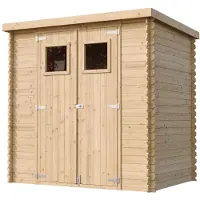 Timbela M311 - Houten tuinhuis - 2,22 m² - 142x204xH200 cm - zonder vloer