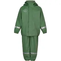 Color Kids Regenkleidung m. Träger - PU - Dark Efeu - - 1½ Jahre (86) - Regenkleidung
