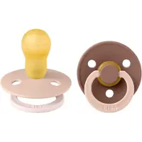 BIBS Spenen Fusion 2-Pack Blush/Woodchuck Speenmaat 3 2 St Fopspeen