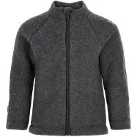 Mikk-Line Cardigan - Wolle - Anthracite Melange - - 1 Jahr (80) - Cardigans