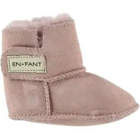 En fant Lamm-Krabbelschuhe Mit Futter - Pink - - 22/24 - Leder-Krabbelschuhe