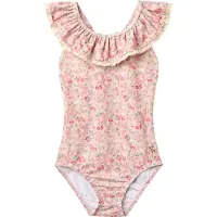 Wheat Badpak 'Doris' geel / jade groen / rosa / grenadine
