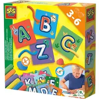 SES Creative Speelklei - Leer het alfabet m. Speelklei - - OneSize - Speelklei