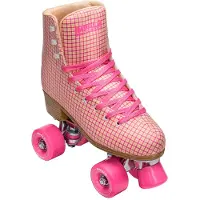 Impala Rollschuhe - Quad Skate - Pink Tartan - - 42 - Rollschuhe