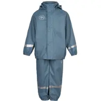 Color Kids Regenkleding m. Bretellen - PU - Kapiteins Blue - - 8 jaar (128) - Regenkleding