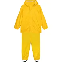 Color Kids Regenkleding m. Bretellen - PU - Spectra Yellow - - 8 jaar (128) - Regenkleding