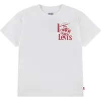 Levi's T-Shirt - Bright White m. Print - - 8 Jahre (128) - T-Shirts