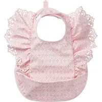 Elodie details Slabbetjes - Borduurwerk Engels Roze - - OneSize - Slabbetjes