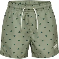 Hummel Zwemshorts jade groen / donkergroen