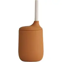 Liewood Beker m. Rietje - Silicone - Ellis - Mustard/Sandy Mix - - OneSize - Bekers