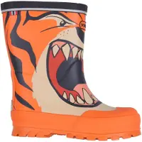 Viking Regenlaarzen - Jolly - Oranje/Multi m. Tijger - - 37 - Regenlaarzen