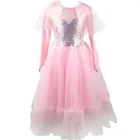 Great Pretenders Kostuum - Prinsessenjurk - Roze m. Pailletten - - 5-6 jaar (110-116) - Verkleedkleren