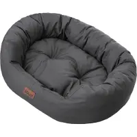 Doggy Hondenmand L 75x60 cm - Waterdicht & Uitneembaar Matras - Grijs