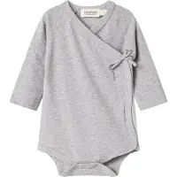 MarMar COPENHAGEN Baby Rompers Belita - Lichtgrijs - Maat 62