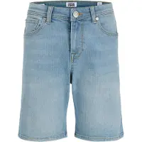 Jack & Jones JUNIOR regular denim short light blue denim Korte broek Blauw Jongens Stretchdenim - maat 140